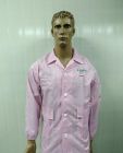 粉色防静电绸夹克衫（施耐德LOGO，百级款Ⅱ）